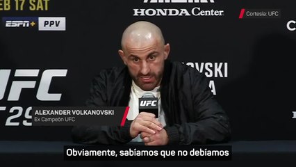 Volkanovski pide una revancha inmediata: "Me lo merezco"