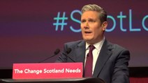 Keir Starmer calls for ‘permanent’ Gaza ceasefire in speech at Scottish Labour conference
