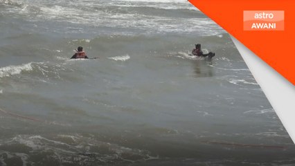 Lelaki ditarik ombak dikhuatiri lemas