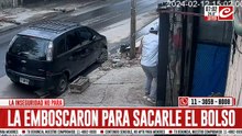 remendo robo en pleno día: la atacaron para robarle la cartera
