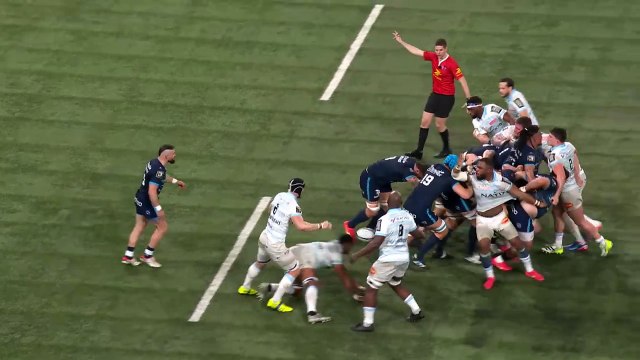 TOP 14 - Essai de Cobus REINACH (MHR) - Racing 92 - Montpellier Hérault Rugby