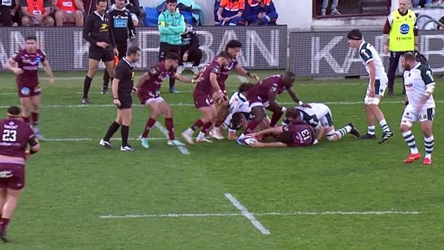 TOP 14 - Essai de Samuel EZEALA (SP) - Union Bordeaux Bègles - Section Paloise