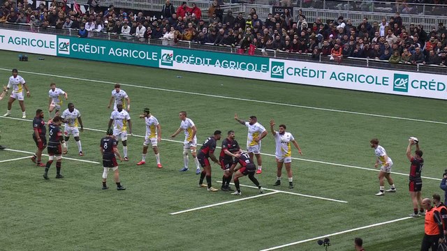 TOP 14 - Essai de Yanis CHARCOSSET (LOU) - LOU Rugby - Stade Rochelais