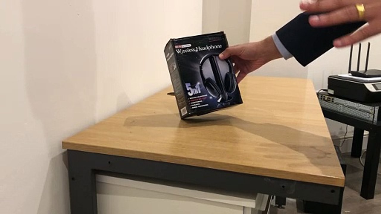 5 IN 1 Wireless Cordless Headphones Headset w/ Mic - Unboxing | New