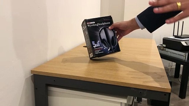 5 IN 1 Wireless Cordless Headphones Headset w/ Mic - Unboxing | New