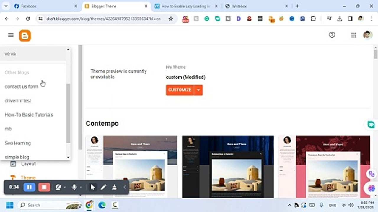 How to disable right click on Blogger Website