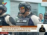 Sucre | Alcaldía del mcpio. Sucre entregó 20 motocicletas a la Policía Municipal de Cumaná