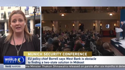 Future of EU and Palestine/Israel dominate end of Munich conference