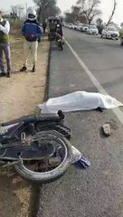 शादी में आए मौसेरे भाई की सडक़ हादसे में मौत