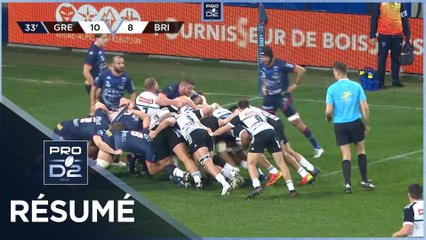 Download Video: PRO D2 Saison 2023-2024 J20 - Résumé FC Grenoble Rugby - CA Brive