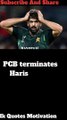 PCB terminates Haris Rauf's central contract