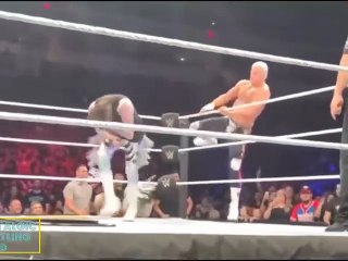 Omos & Dominik mysterio got their ass kicked by Cody rhodes