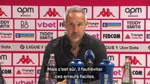 Monaco - Hütter : “Très difficile à accepter de perdre et d’encaisser des buts comme ça”