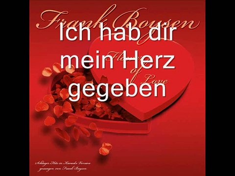 Frank Boysen - Ich hab dir mein Herz gegeben