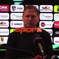 Markus Gisdol: "Kazanmak isterdik ama bir puan da önemli"