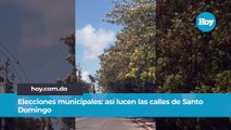 Elecciones municipales así lucen las calles de Santo Domingo