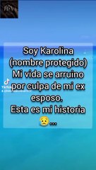 Karolina-Historias de personas contandonos sus experiencias de forma anónimas conocelas ya!!