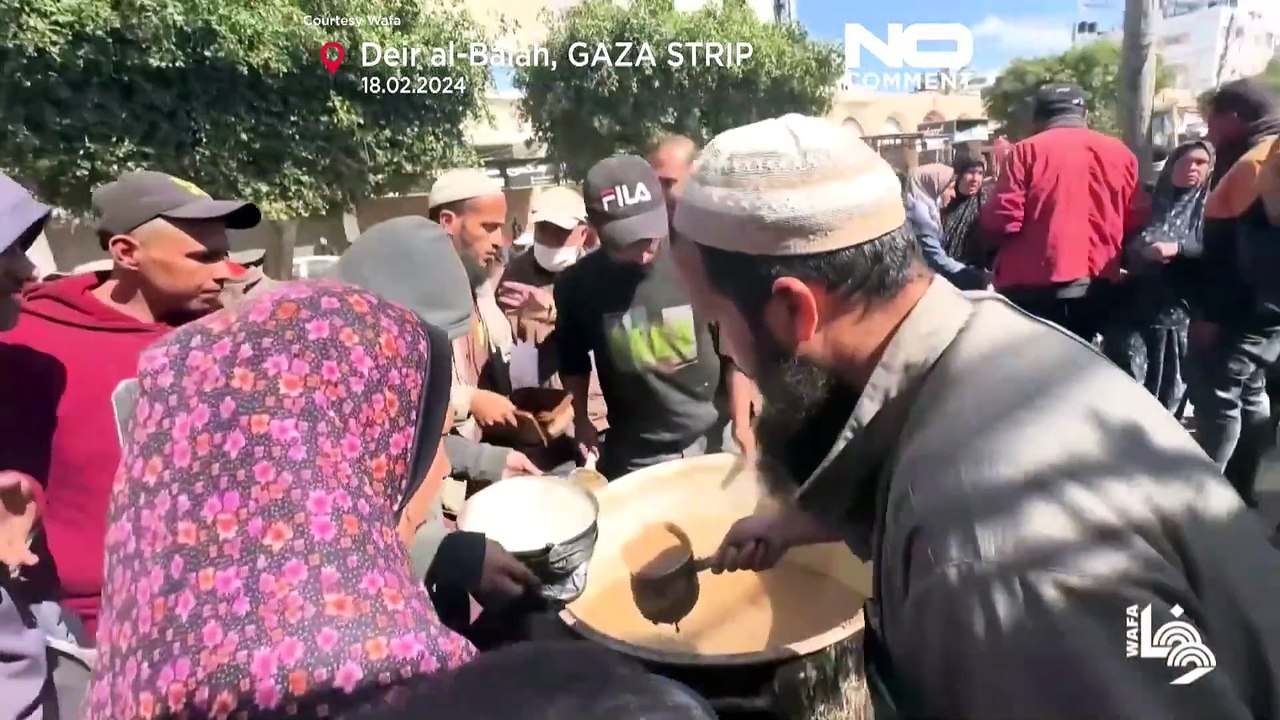 Krieg in Gaza: Kaum Essen und Leben im kalten Zelt in Rafah