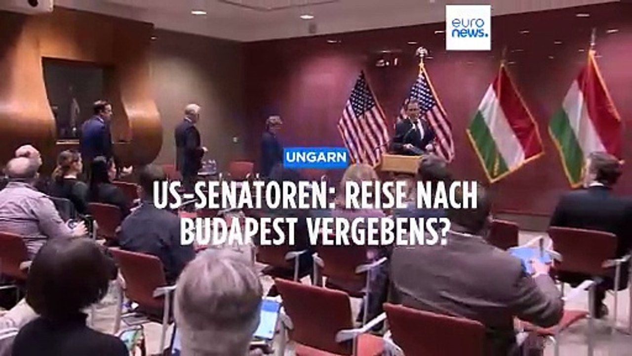 US-Senatoren wegen Nato-Beitritt Schwedens in Ungarn: Was dauert da so lange?
