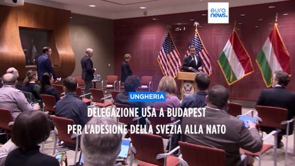 Tải video: Delegazione Usa in visita a Budapest: Ungheria ratifichi l'adesione della Svezia alla Nato