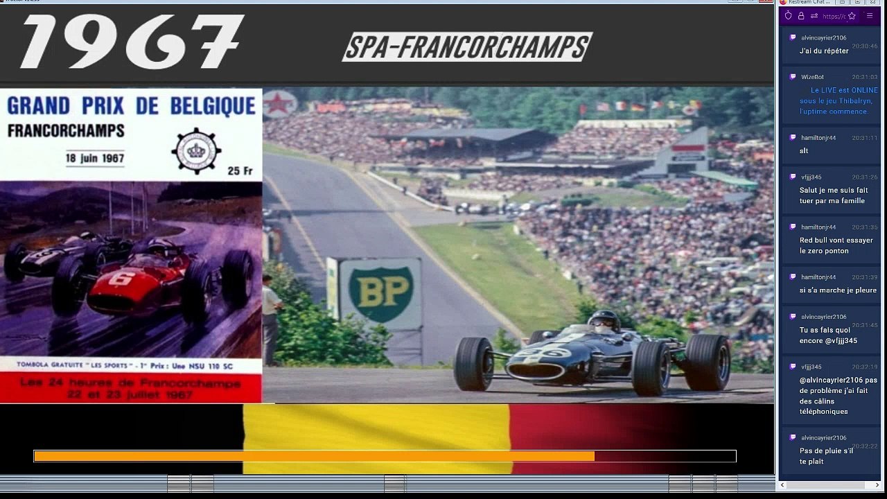 F1Legacy S1 - 1951 - GP de Belgique 4/10 - qualifs & courses - rFactor IA league