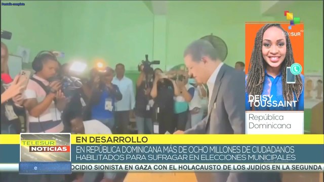 República Dominicana cierra centros electorales para elecciones municipales