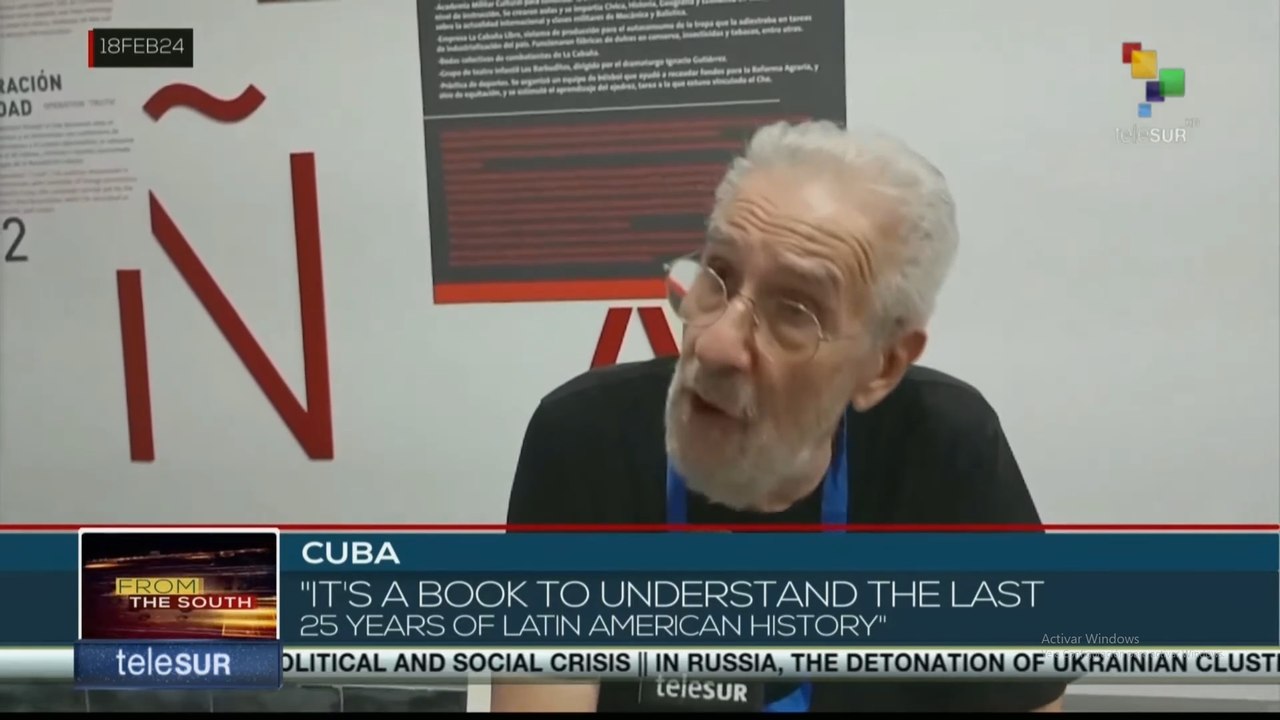 The intellectual Atilio Borón presented a book at Havana’s International Book Fair
