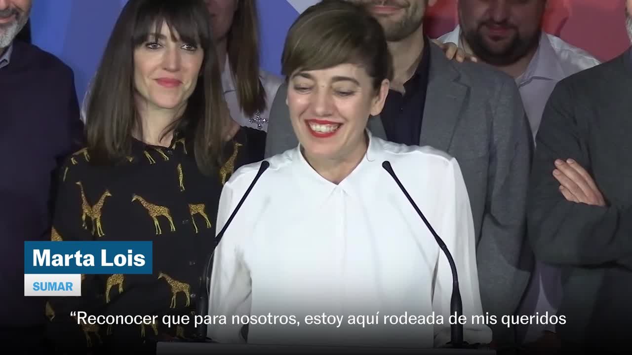 Lois (Sumar): "Son unos malos resultados, hay que reconocerlo"