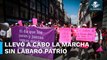 En la Marcha por la Democracia el Zócalo lució repleto y sin la bandera monumental