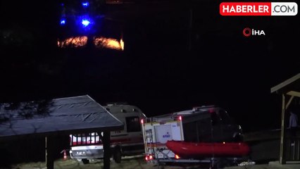 Park halindeki otomobil gölete uçtu: 1 kişi kayıp