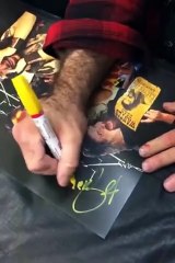 She Got excited when mic folly give her Merch