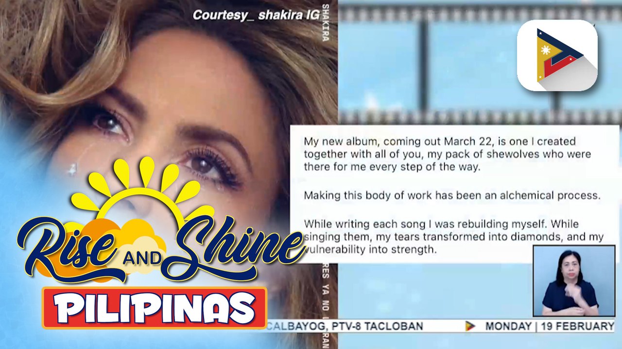 TALK BIZ | Shakira, magre-release ng bagong album sa March 22!