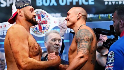 Tyson Fury sufre un corte en la ceja derecha y se cae su pelea contra Oleksandr Usyk