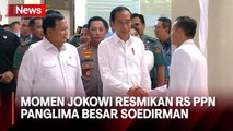 Presiden Jokowi Disambut Prabowo di Peresmian RS PPN Panglima Besar Soedirman
