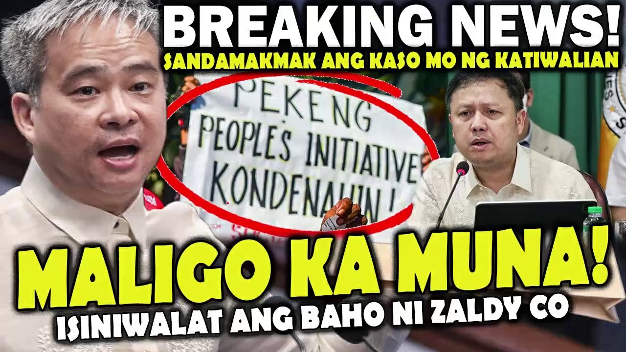 Sen. Villanueva vs Cong. Zaldy co! “Kung maglalabas po kayo ng baho , dapat naman siguro maligo ka muna!”