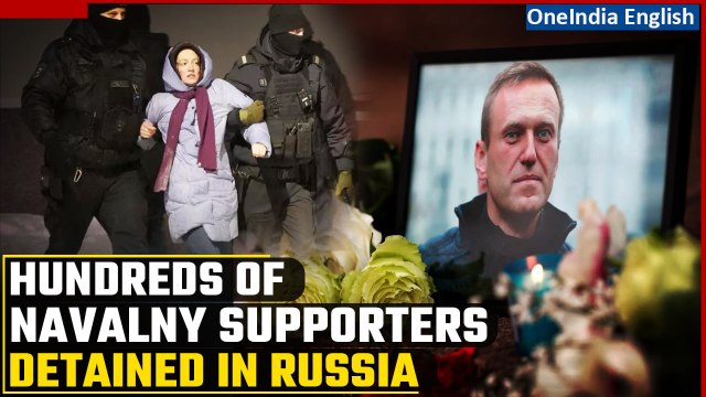 Navalny Memorial Events: 400+ Allegedly Arrested in Russia, Receives Jail Terms: Report | Oneindia
