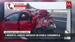 Densa neblina en la carretera México-Tuxpan provoca doble carambola