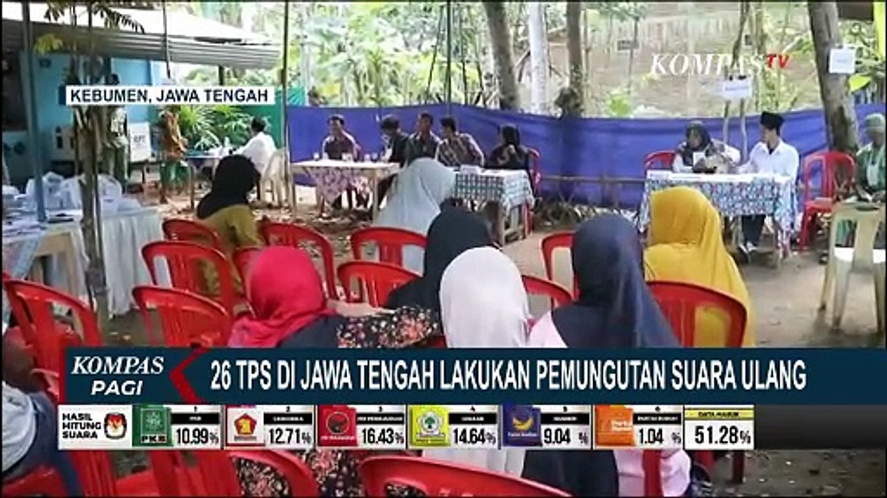 Bawaslu Ungkap Alasan 26 TPS di Jawa Tengah Lakukan Pemungutan Suara Ulang