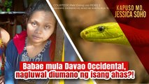 Babae mula Davao Occidental, nagluwal diumano ng isang ahas?! | Kapuso Mo, Jessica Soho