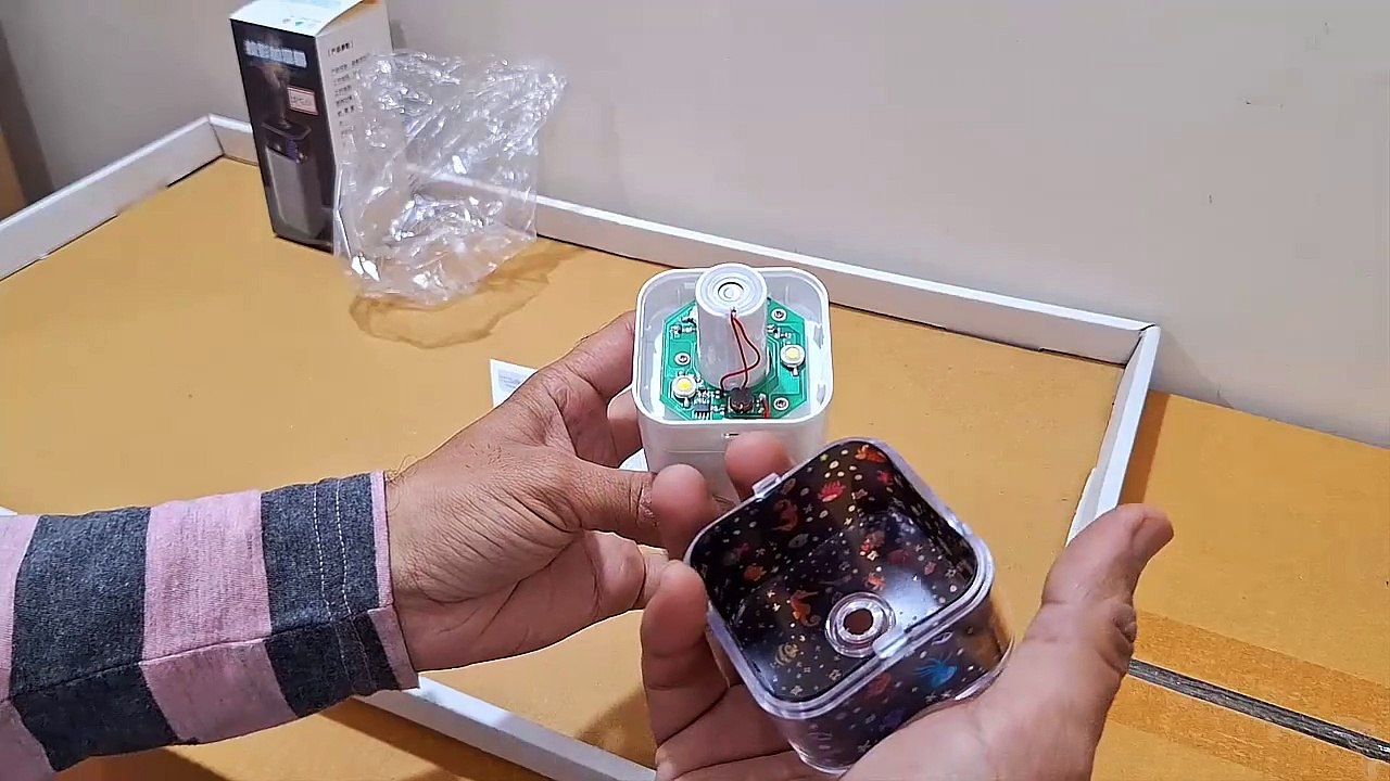 Unboxing and Review of Star Night Light Projector HUMIDIFIER, for Kids Room,