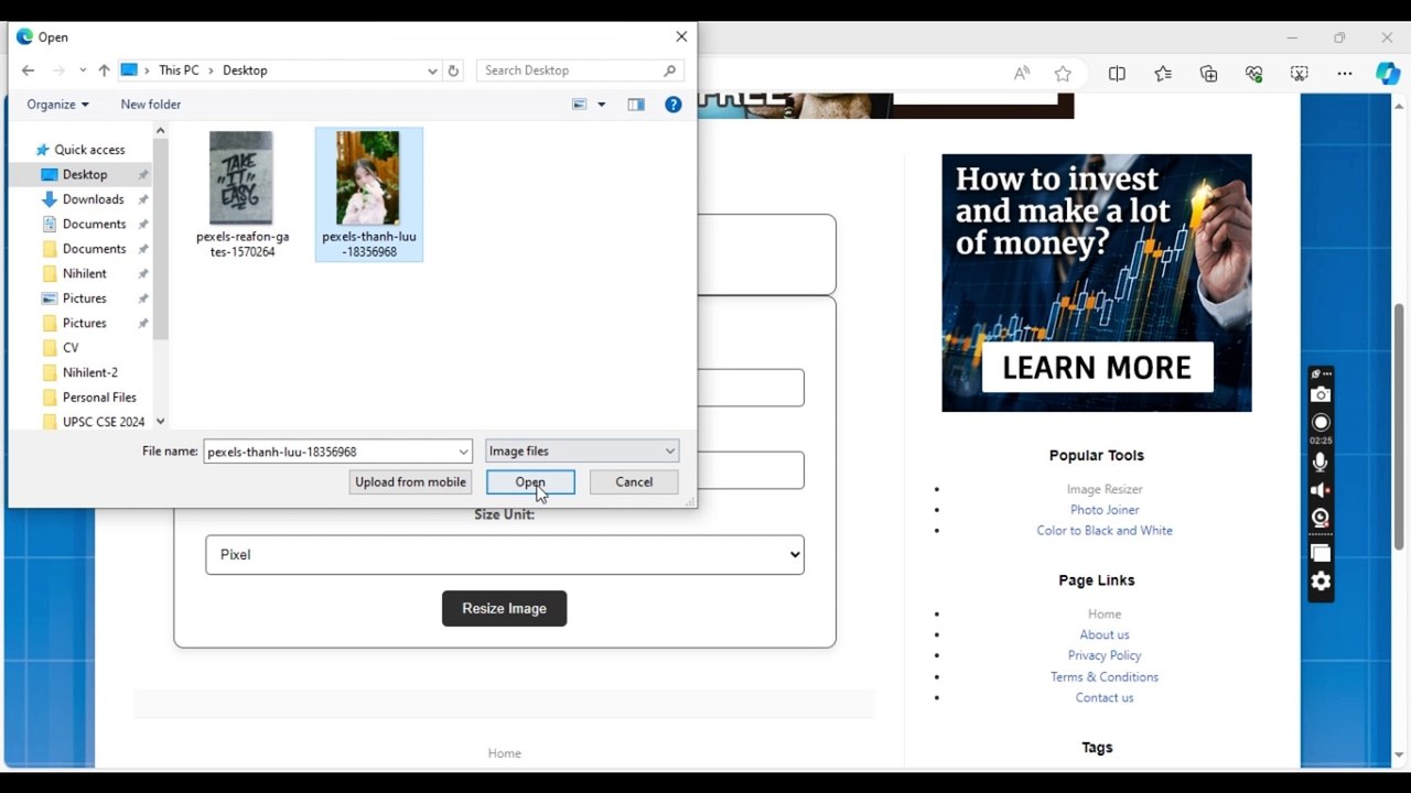 Easy Image Resizer - How to resize image using easy image resizer