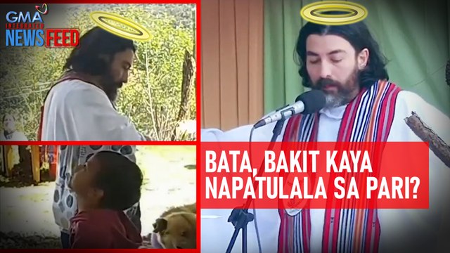 Bata, bakit kaya napatulala sa pari? | GMA Integrated Newsfeed