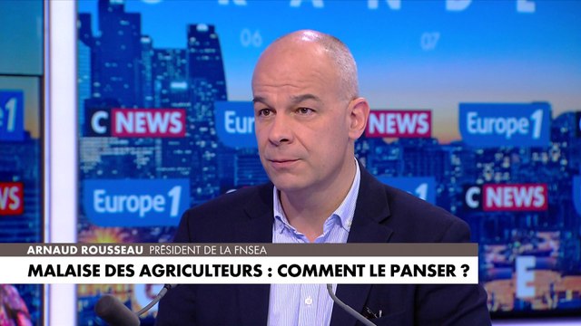 Arnaud Rousseau : «Ce n'est pas parce que les gens sont repartis dans les exploitations que le sujet est terminé. Simplement la valeur travail dans l'agriculture c'est une valeur centrale et donc le rôle de notre syndicat c'est de trouver des solutions»