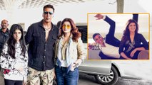 Khiladi Akshay Kumar & Wifey Mrs. Funnybones Twinkle Arrive At Airport Giving Full Family Vibes!