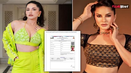 Sunny Leone अब Acting को छोड़कर Up Police में होंगी भर्ती, Admit Card की Pic हुई Viral! Filmibeat