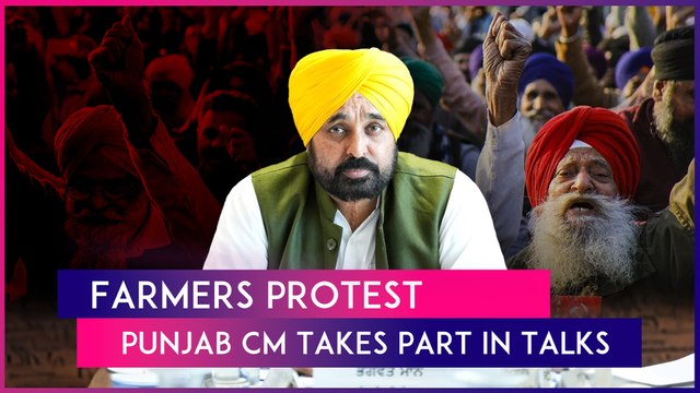 Farmers Protest: Punjab CM Bhagwant Mann Takes Part In Fourth Round Of Talks, Says ‘We Had Asked For MSP Guarantee On Purchase Of Pulses’