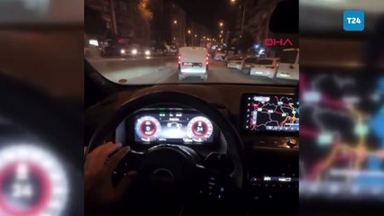 Sosyal medya için video çekerken, kazayı görüntüledi