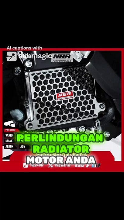 PELINDUNG RADIATOR MOTOR ANDA! ️