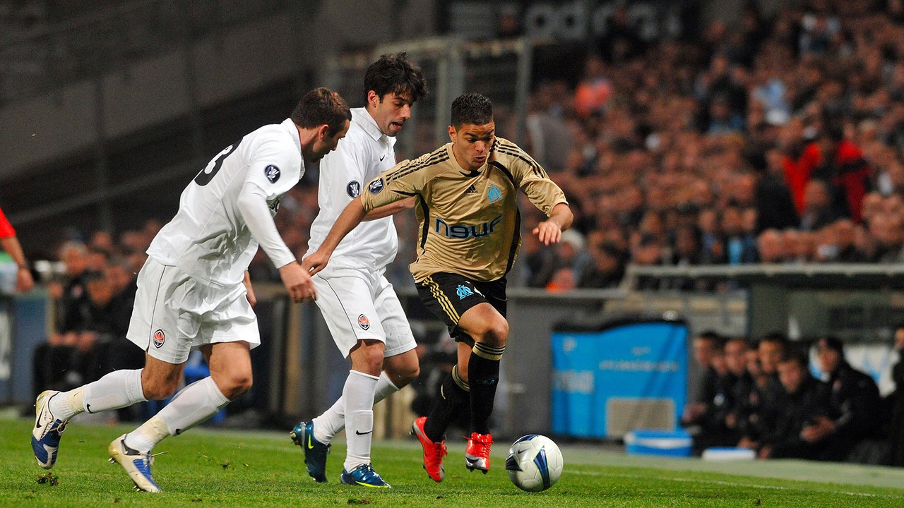 2008-2009 I OM 1-2 Shakhtar : Le but d'Hatem Ben Arfa