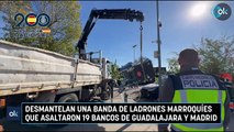 Desmantelan una banda de ladrones marroquíes que asaltaron 19 bancos de Guadalajara y Madrid